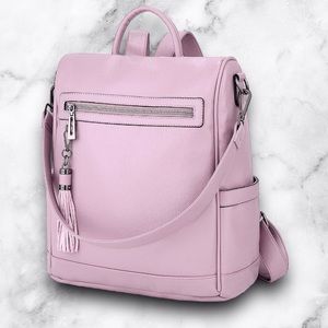 Mauve Anti-Theft Backpack Purse